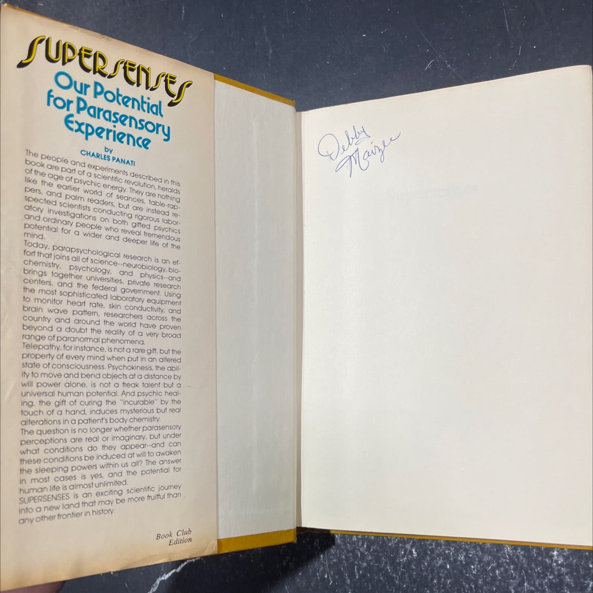 supersenses our potential for parasensory experience book, by charles panati, 1974 Hardcover image 4