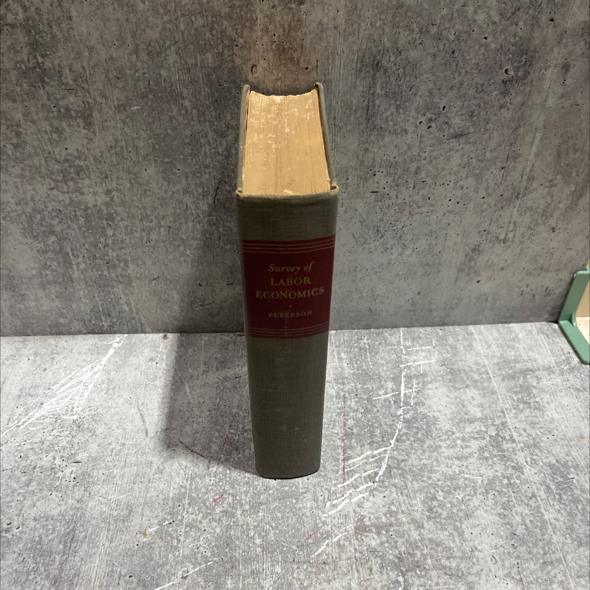 survey of labor economics book, by florence peterson, 1951 Hardcover image 4