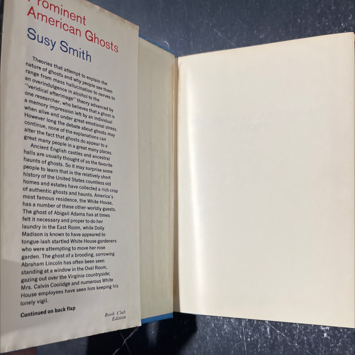 susy smith prominent american ghosts book, by Susy Smith, 1967 Hardcover image 4