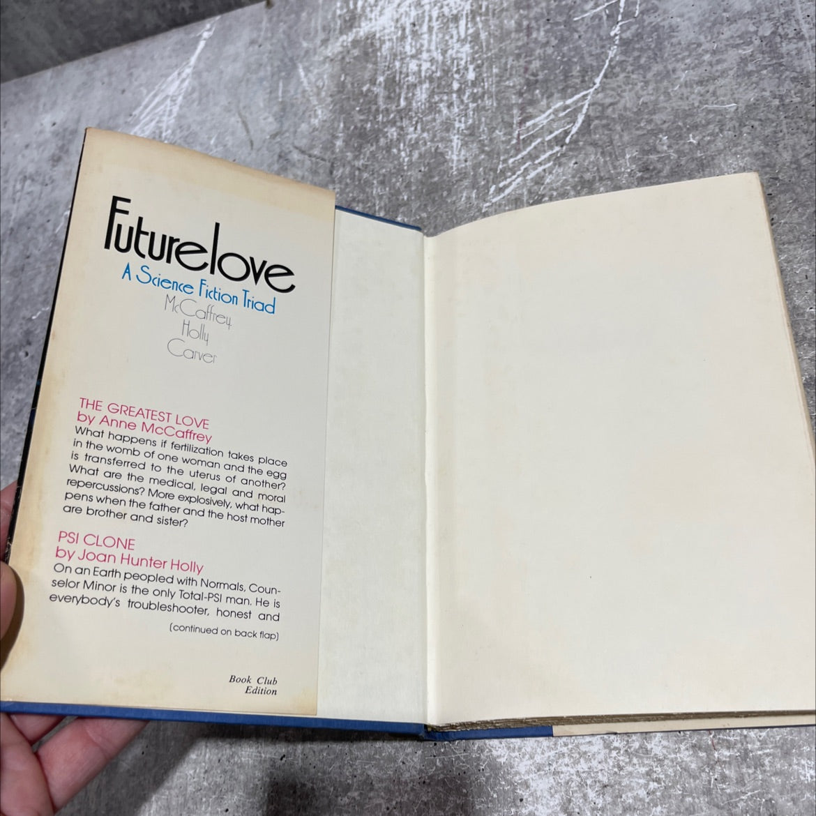 sutur futurelove book, by Roger Elwood, 1990 Hardcover image 4