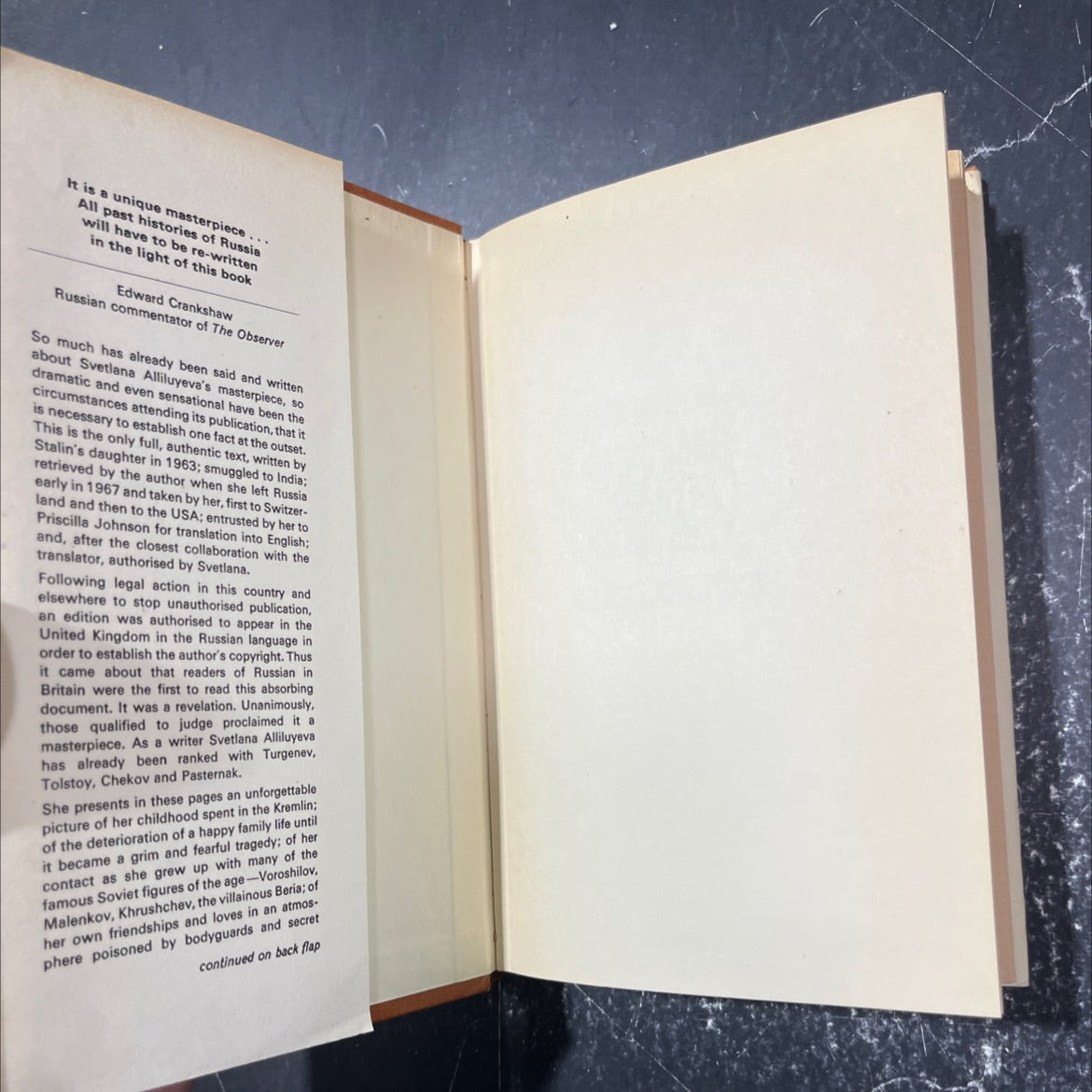 svetlana letters to a friend book, by priscilla johnson mcmillan, 1968 Hardcover image 4