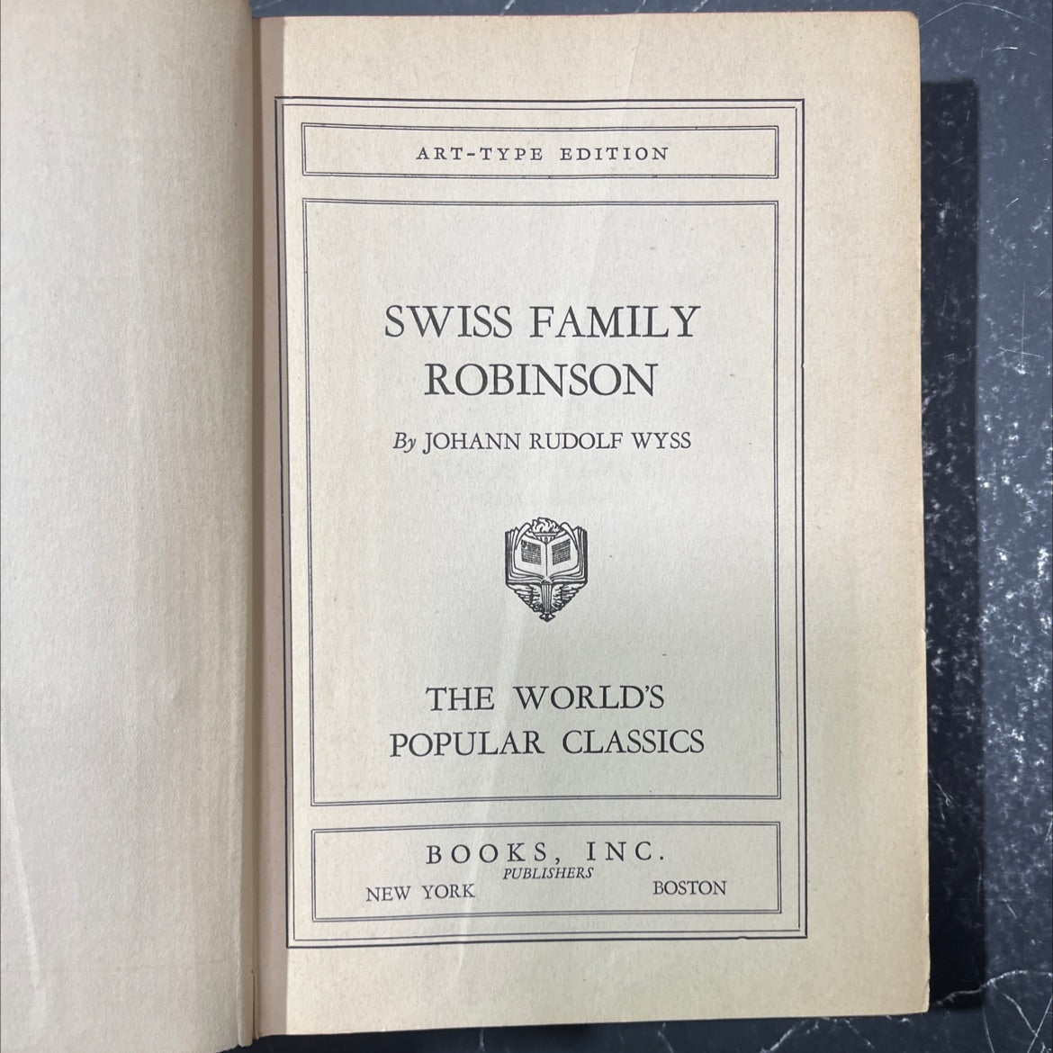 swiss family robinson book, by johann rudolf wyss, 1970 Hardcover image 2
