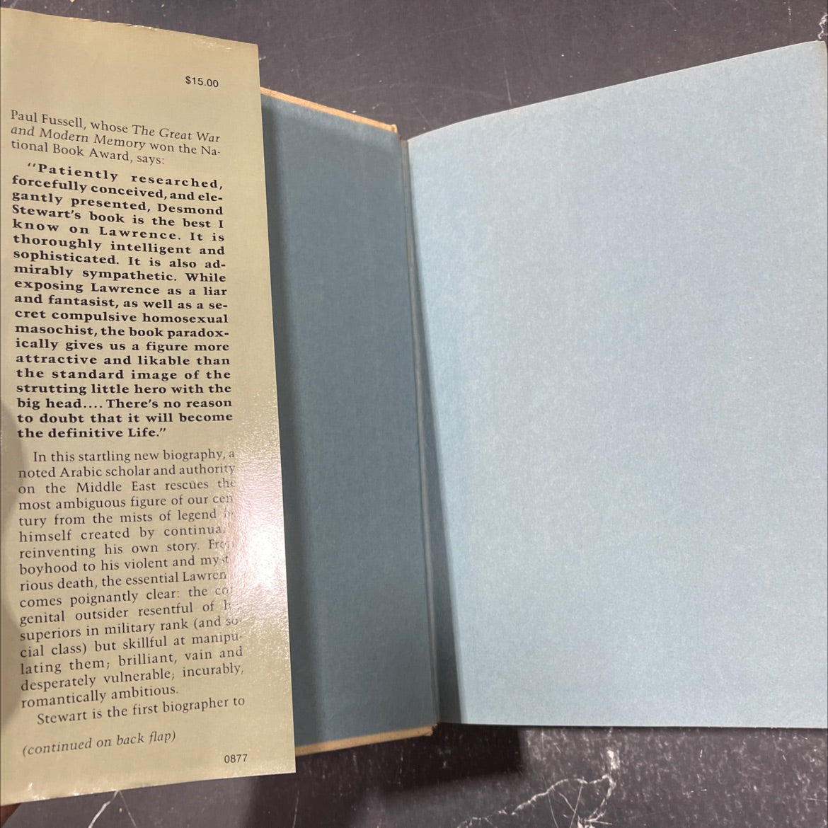 t.e. lawrence book, by Desmond Stewart, 1977 Hardcover image 4
