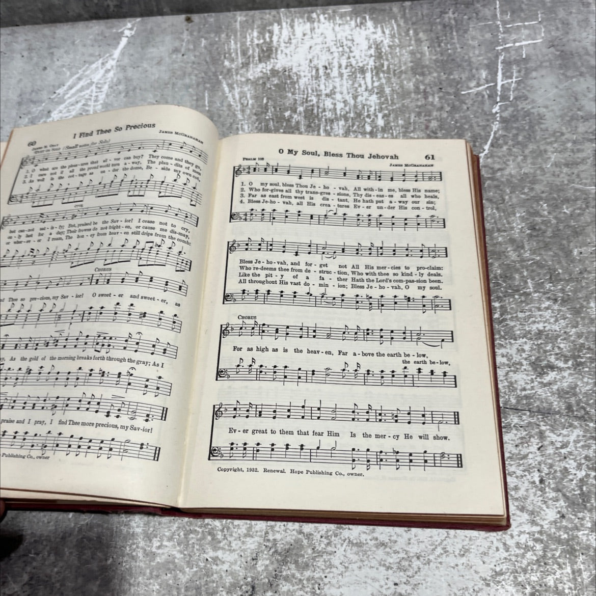 tabernacle hymns number four book, by unknown, 1948 Hardcover image 3