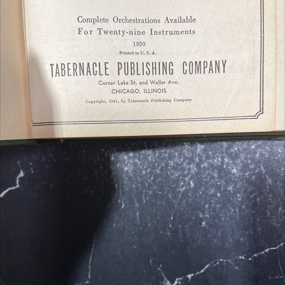 tabernacle hymns number four book, by unknown, 1950 Hardcover image 3