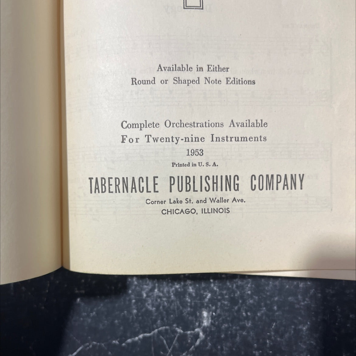 tabernacle hymns number four book, by unknown, 1953 Hardcover image 3
