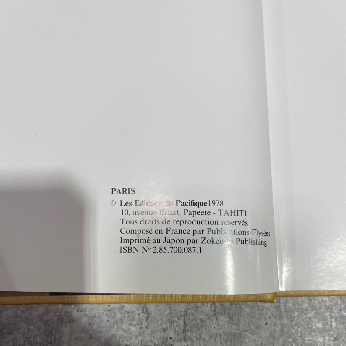 tahiti book, by jean-louis bory, 1978 Hardcover image 3