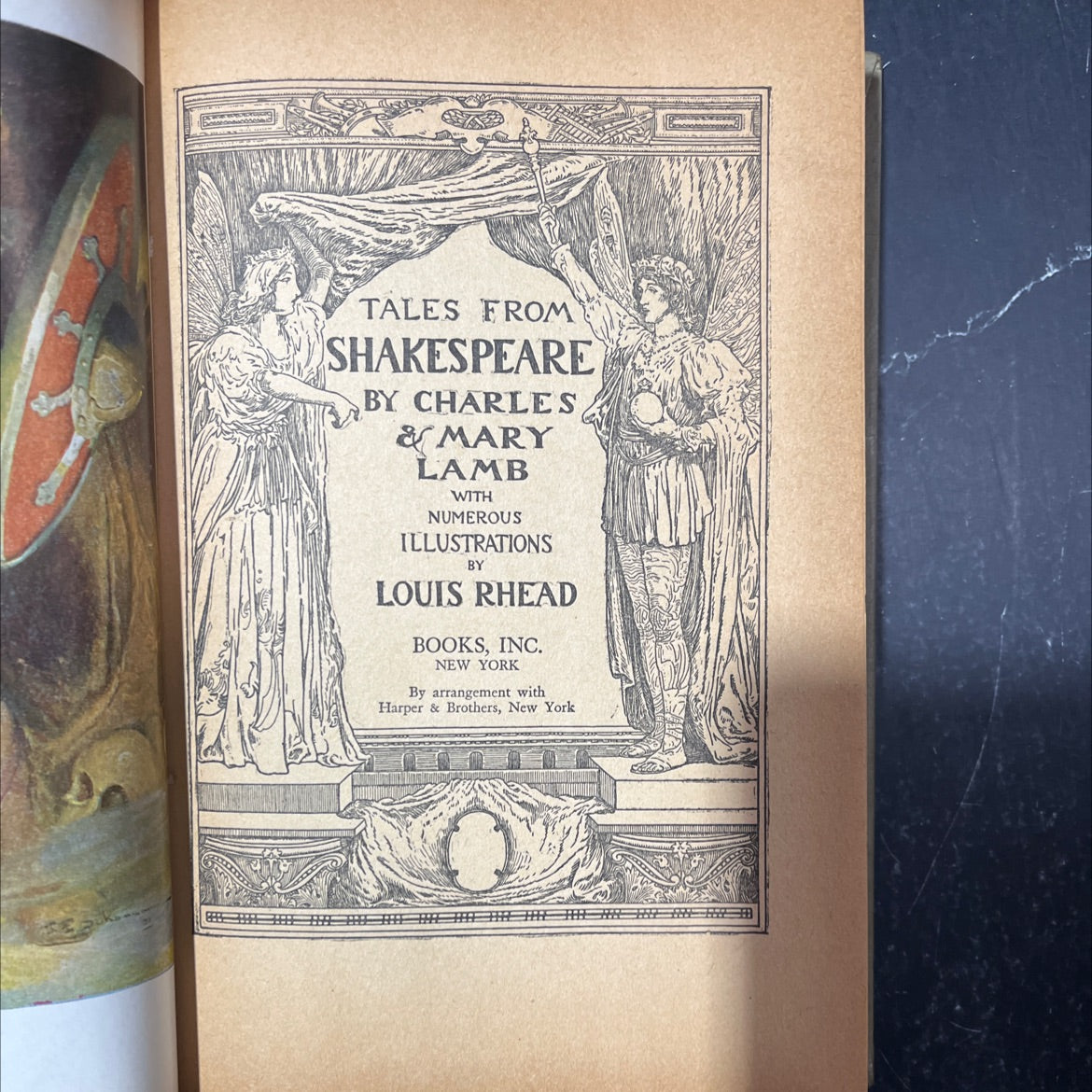 tales from shakespeare book, by charles & mary lamb, 1946 Hardcover image 2