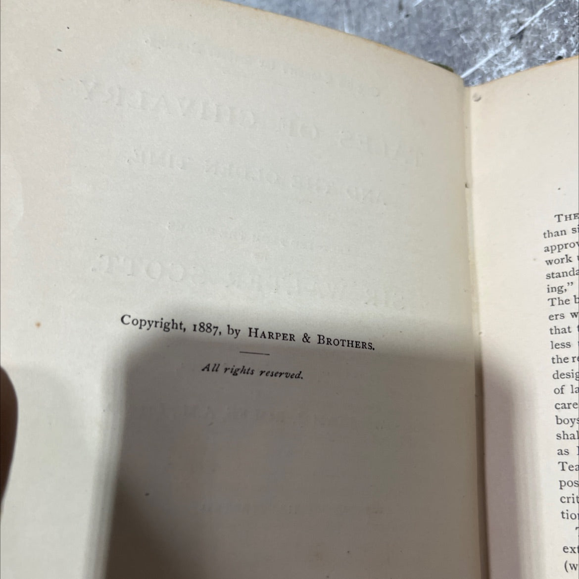 tales of chivalry and the olden time book, by sir walter scott, 1888 Hardcover image 3