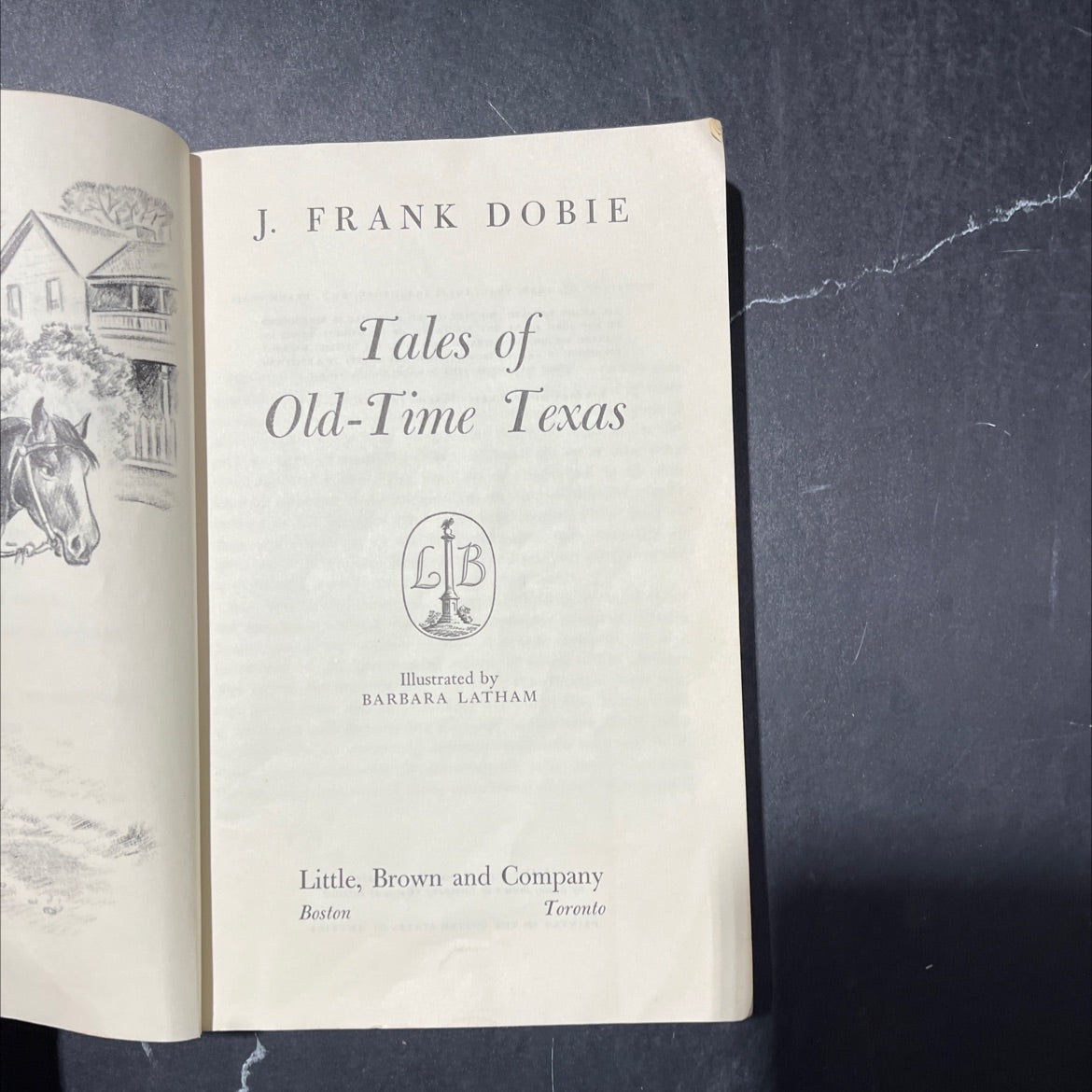 tales of old-time texas book, by j. frank dobie, 1955 Paperback image 2