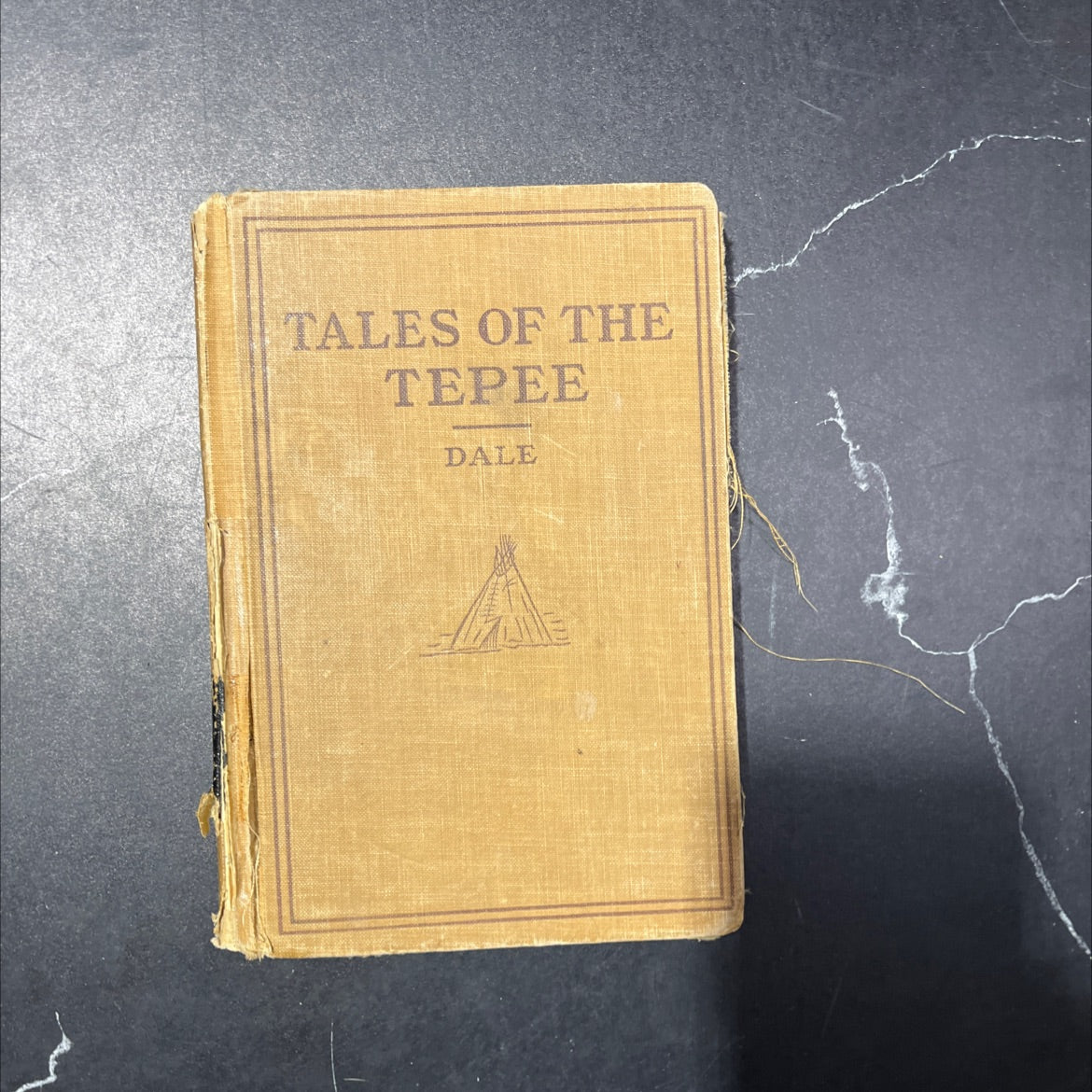 tales of the tepee book, by edward everett dale, 1920 Hardcover image 1