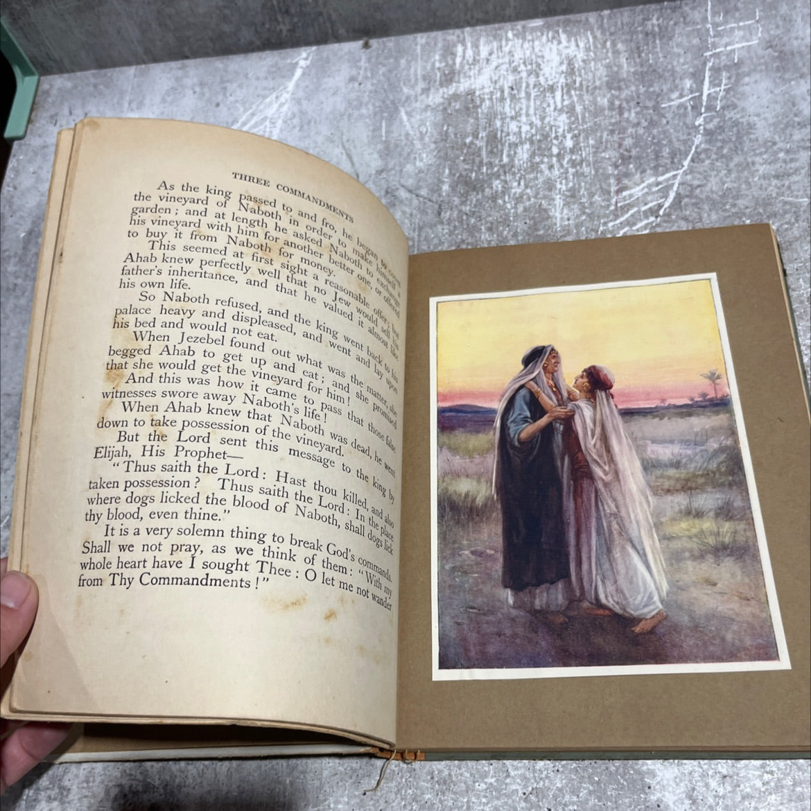 talks with the bible bible stories retold book, by catharine shaw, 1970 Hardcover image 3