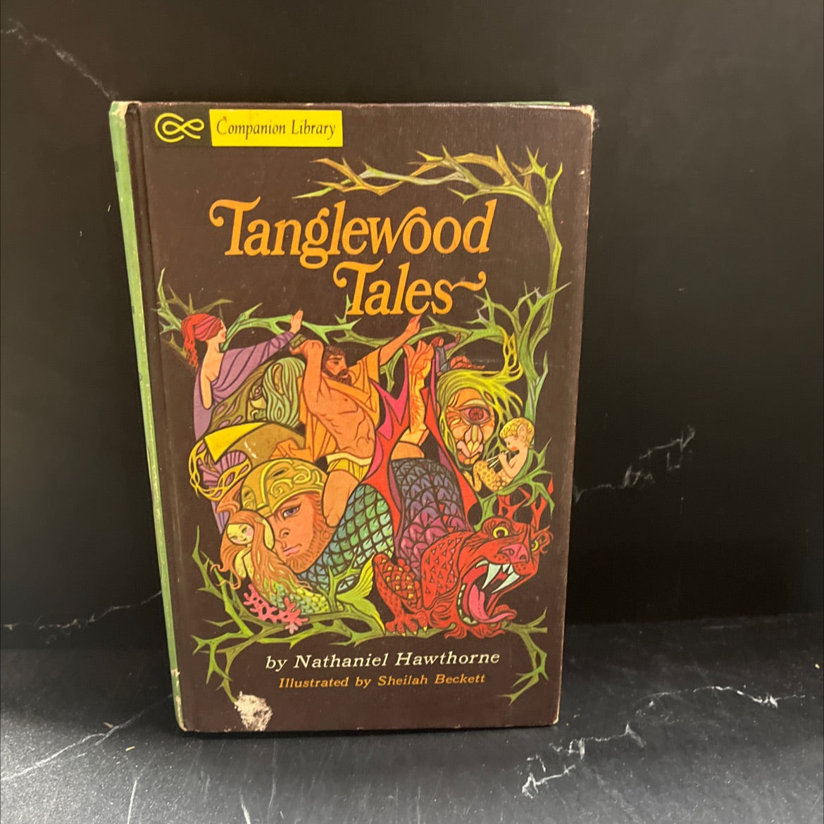 tanglewood tales book, by nathaniel hawthorne, 1967 Hardcover image 1