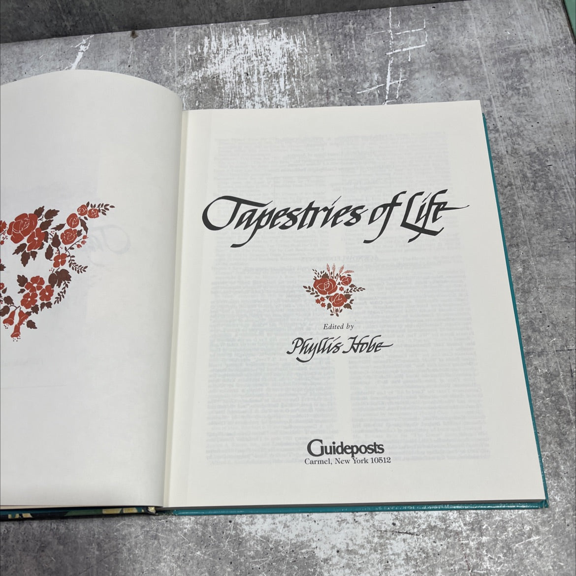 tapestries of life book, by Phyllis Hobe, 1974 Hardcover image 2