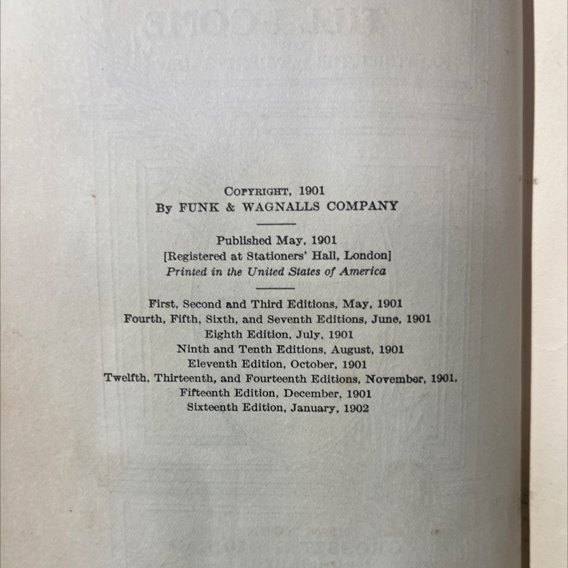 tarry thou till i come or salathiel, the wandering jew book, by george croly, 1901 Hardcover image 3