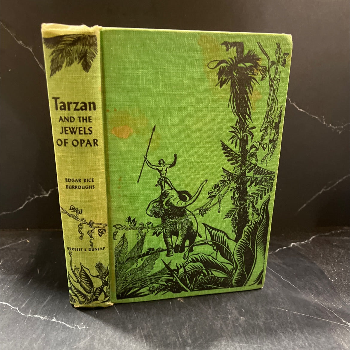 tarzan and the jewels of opar book, by edgar rice burroughs, 1918 Hardcover image 1