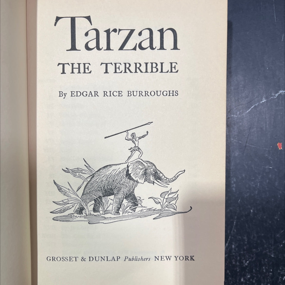 tarzan the terrible book, by edgar rice burroughs, 1921 Hardcover image 2