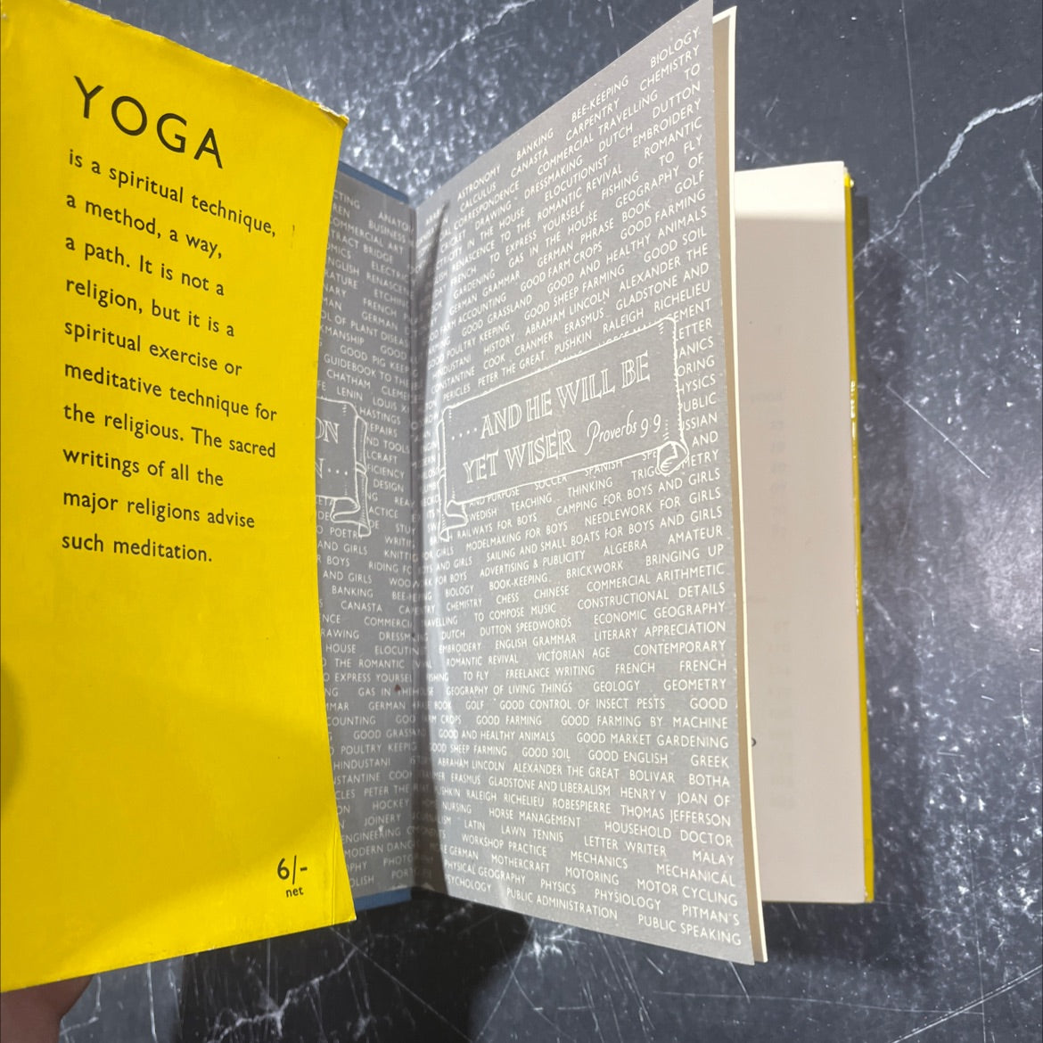 teach yourself yoga book, by james hewitt, 1960 Hardcover image 4