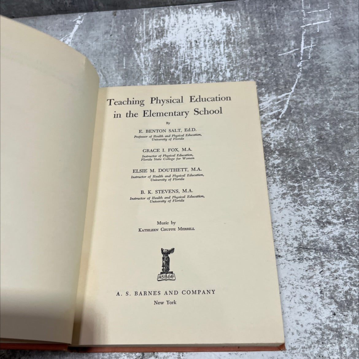 teaching physical education in the elementary school book, by e. benton salt, grace i. fox, elsie m. douthett, b. k. image 2