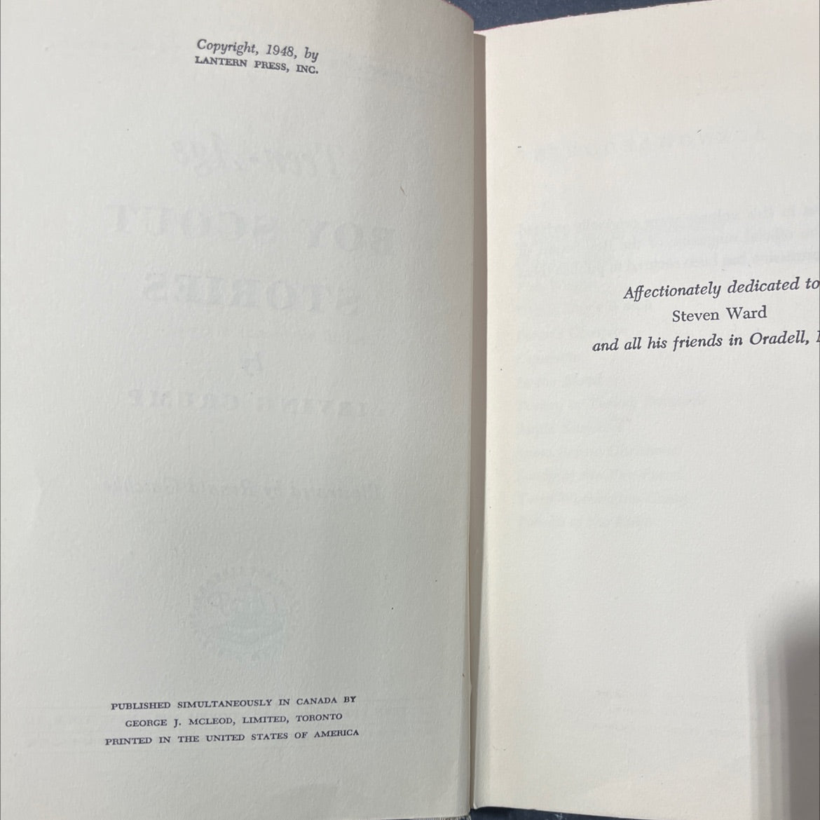 teen-age boy scout stories book, by irving crump, 1948 Hardcover image 3
