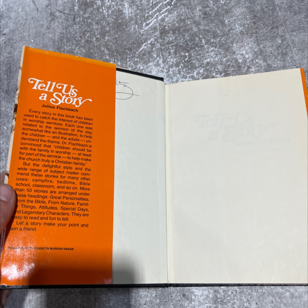 tell us a story book, by julius fischbach, 1978 Hardcover image 4