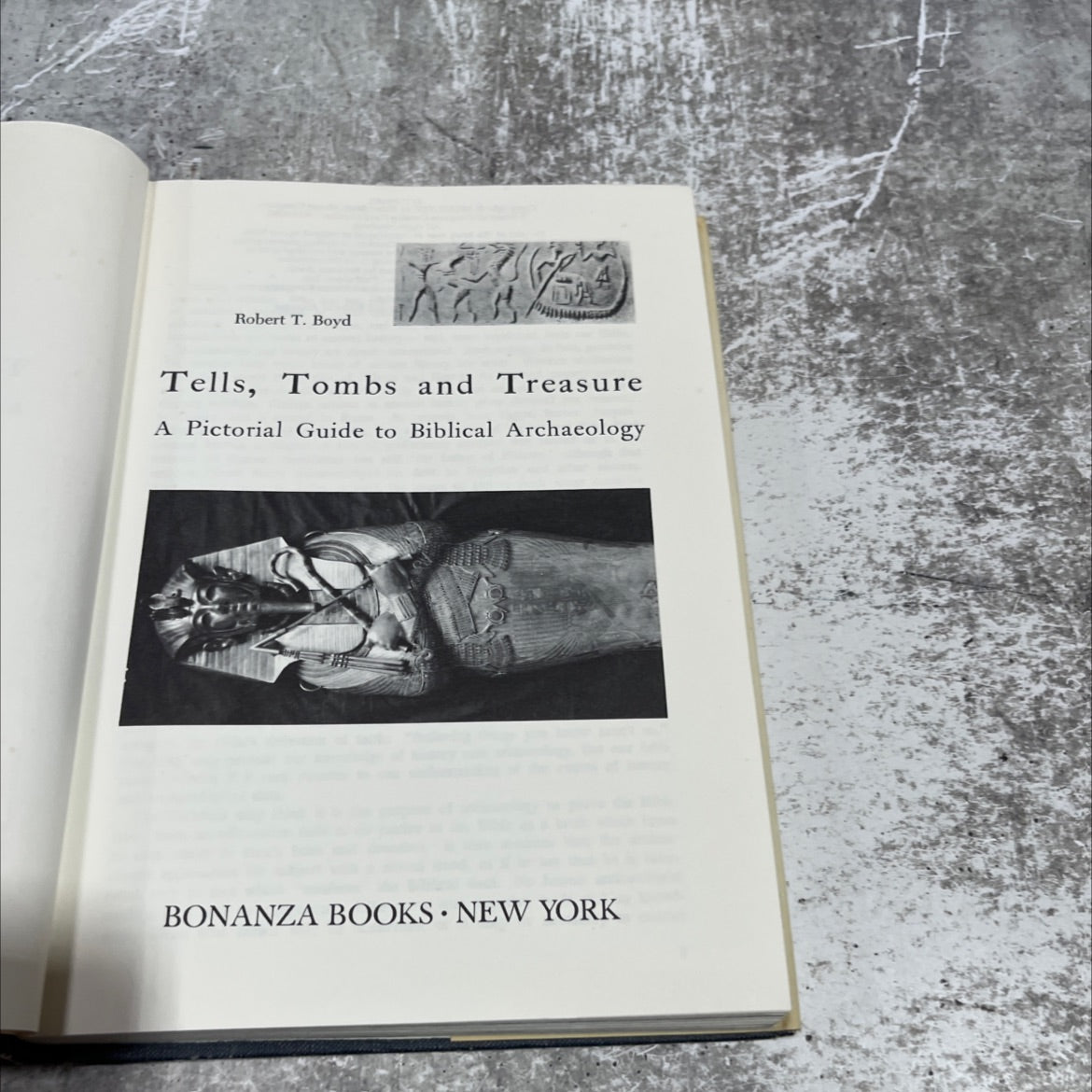 tells, tombs and treasure a pictorial guide to biblical archaeology book, by Robert T. Boyd, 1969 Hardcover image 2