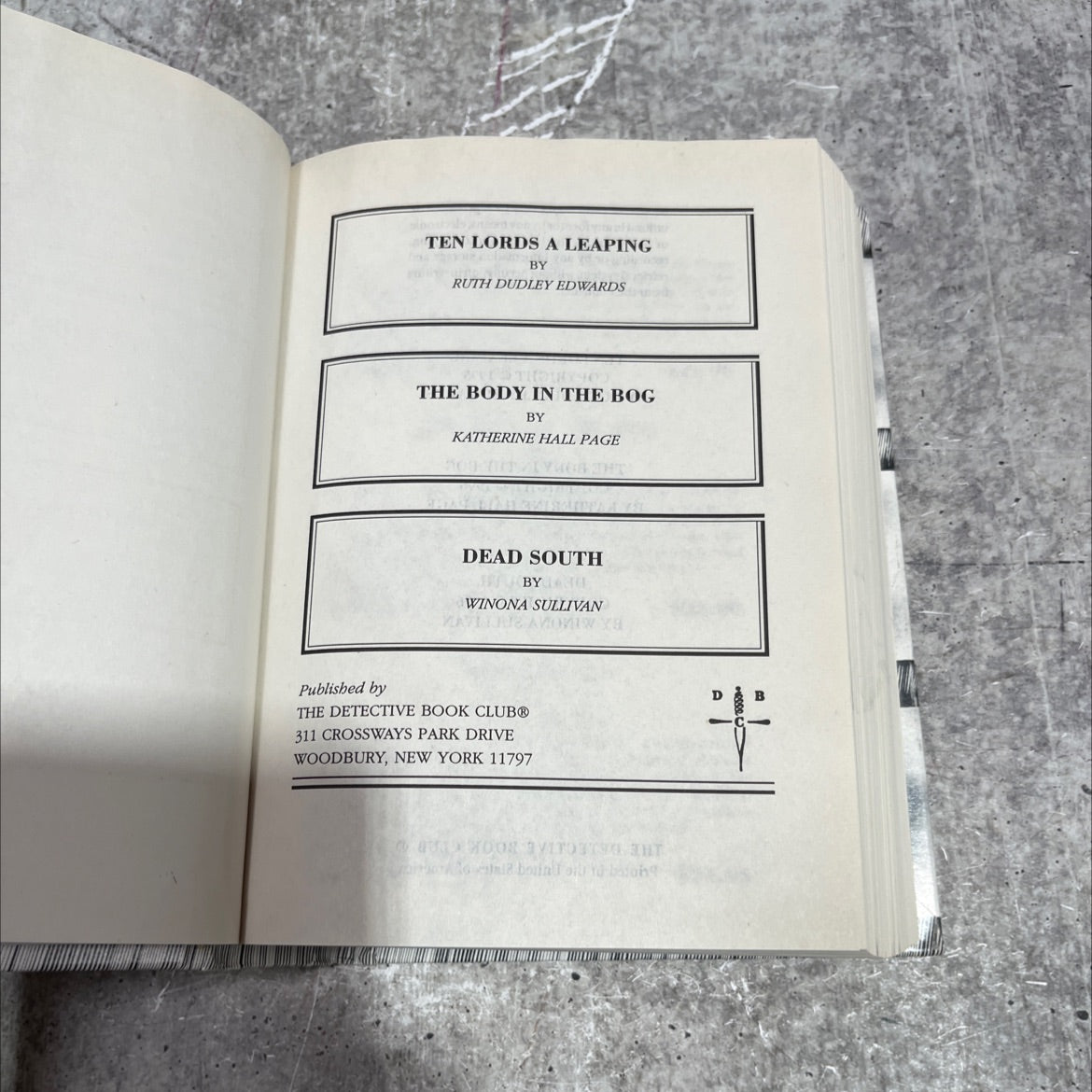 ten lords a leaping book, by ruth dudley edwards, 1995 Hardcover image 2