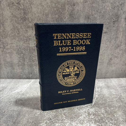tennessee blue book 1997-1998 book, by riley c. darnell, 1998 Hardcover image 1