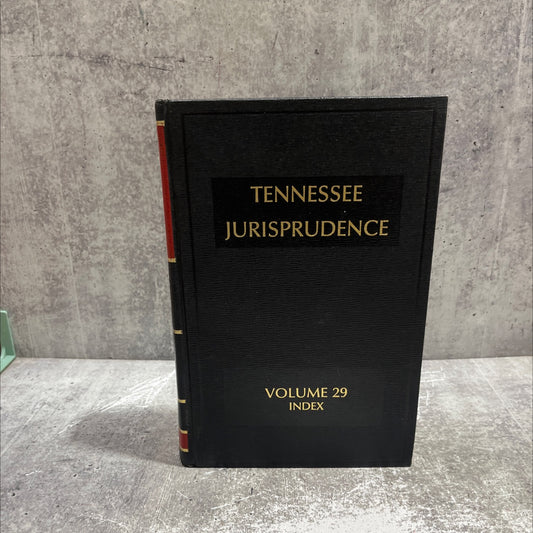 tennessee jurisprudence an encyclopedia of tennessee law book, by the editorial staff of the publishers, 1985 Hardcover image 1