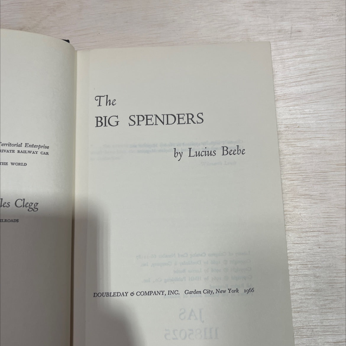 territorial enterprise private railway car the world les railroads the big spenders book, by lucius beebe, 1966 image 2