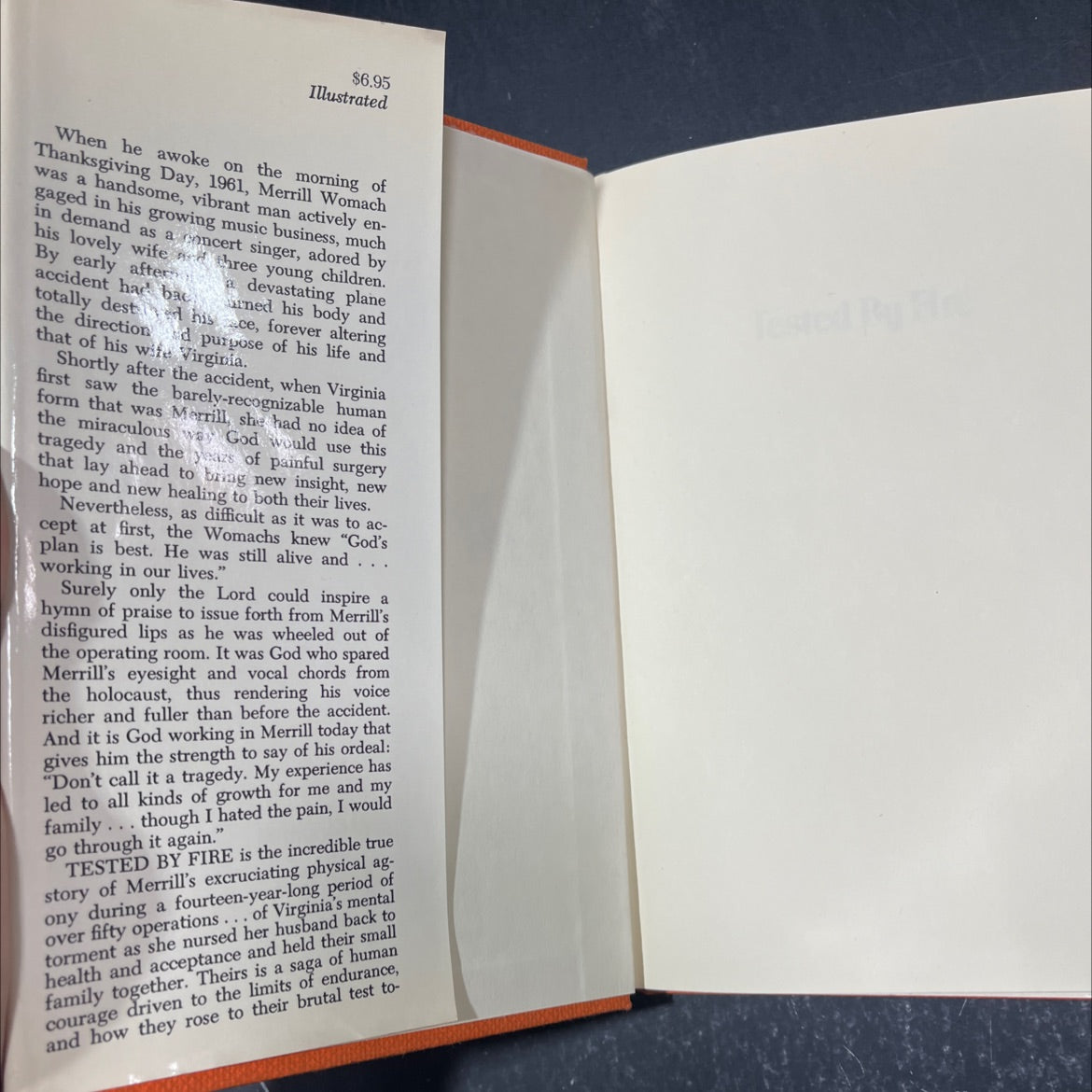 tested by fire book, by merrill and virginia womach, 1976 Hardcover image 4