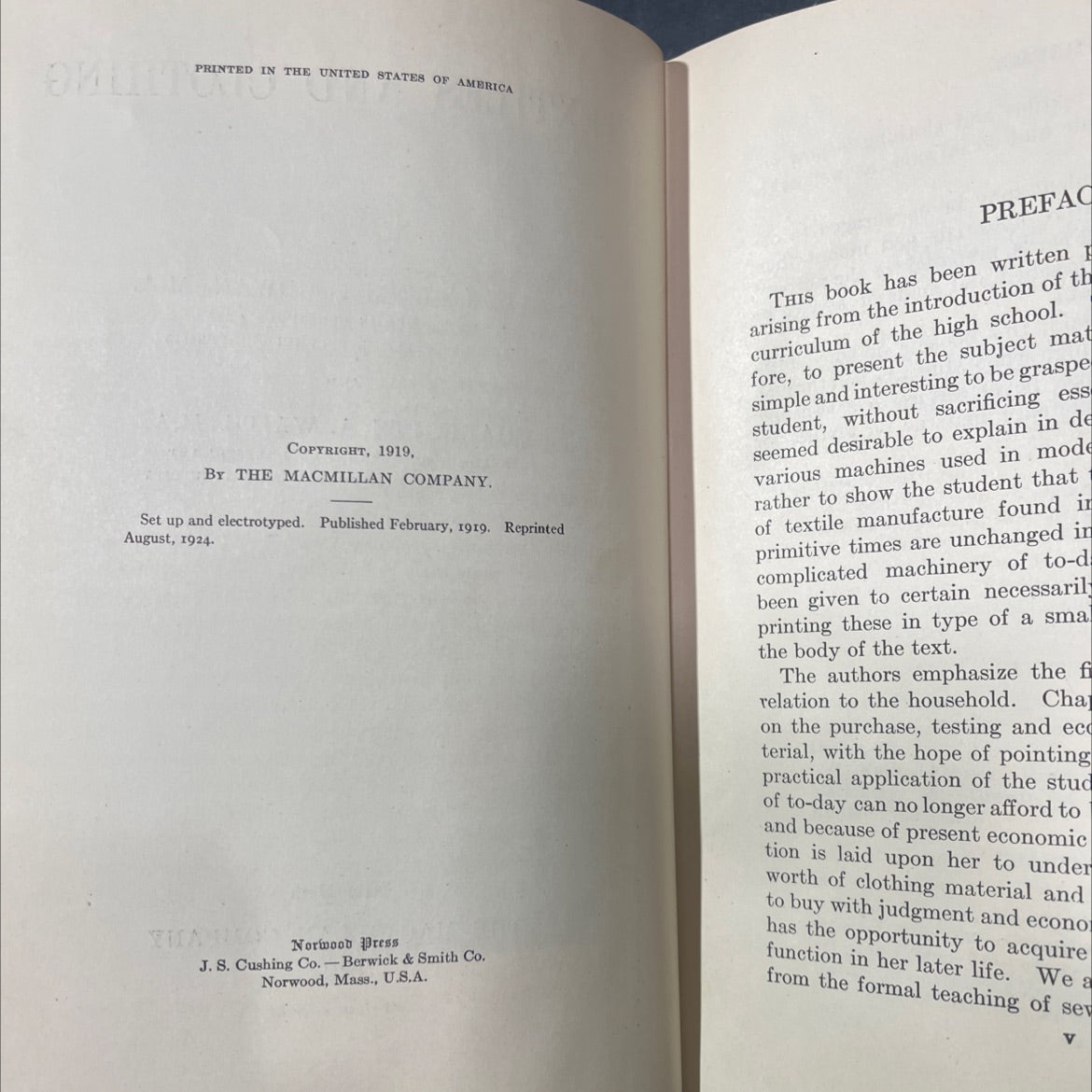textile room in kalamazoo high school, michigan textiles and clothing book, by ellen beers mcgowan, charlotte a. waite, image 3