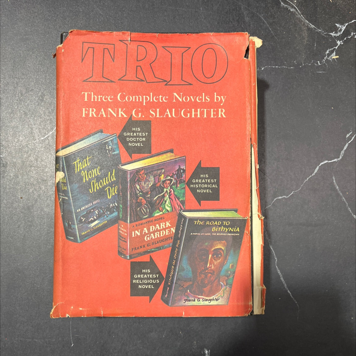 that none should die in a dark garden the road to bithynia book, by Frank G. Slaughter, 1951 Hardcover image 1