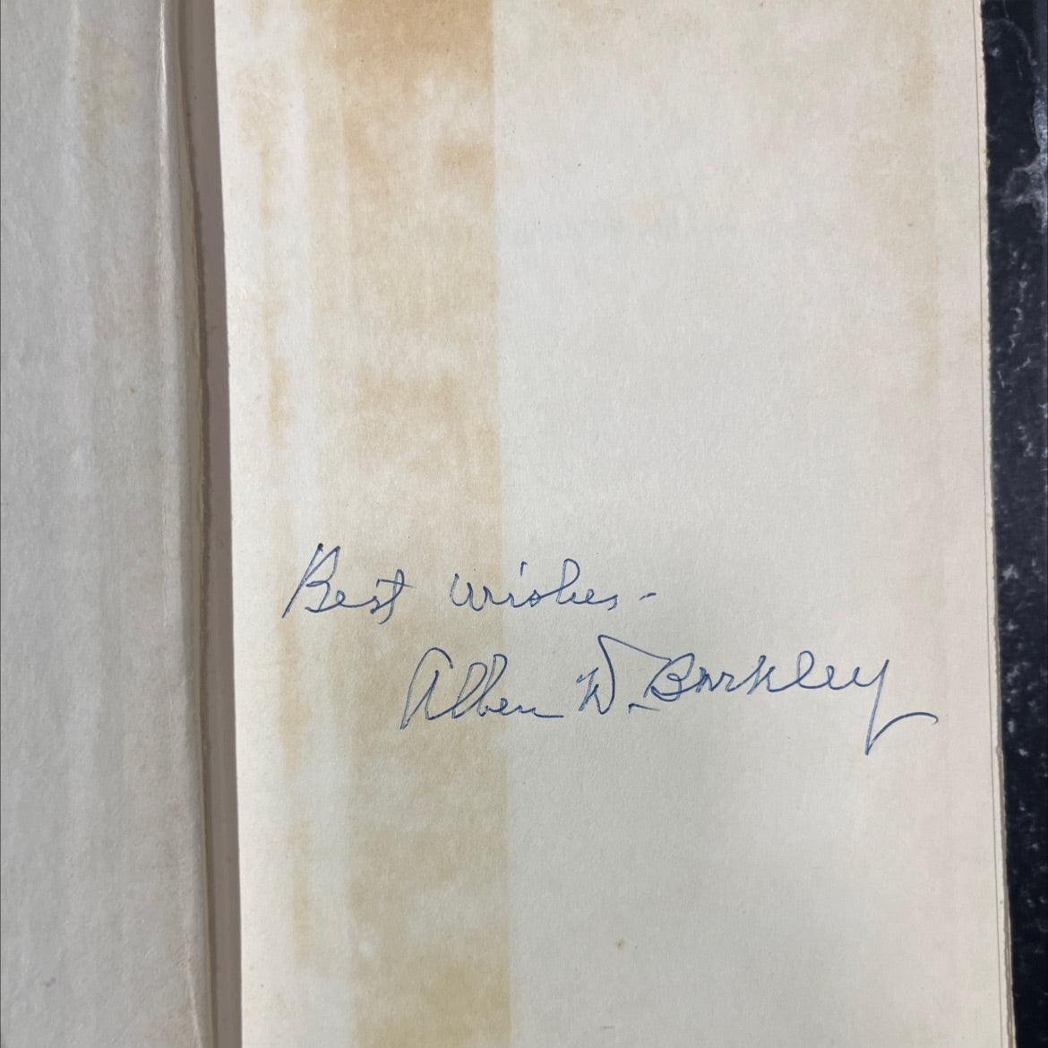 that reminds me book, by alben w. barkley, 1954 Hardcover image 4