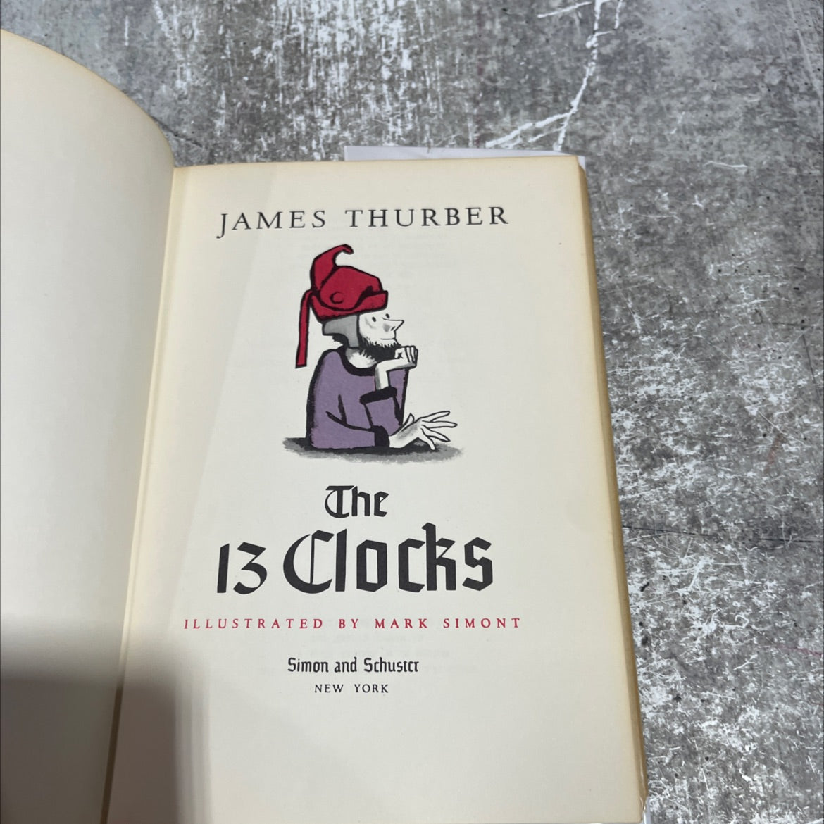 the 13 clocks book, by james thurber, 1950 Hardcover image 2