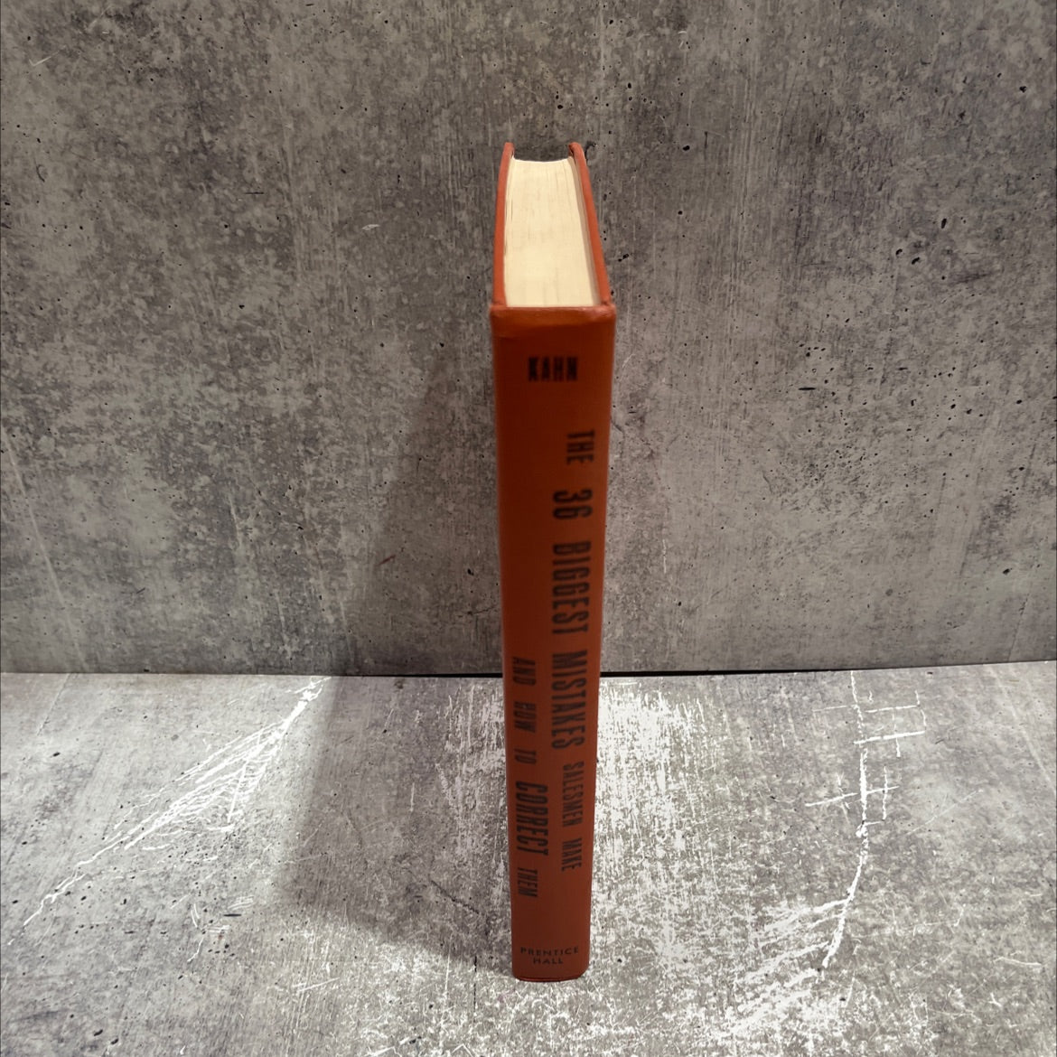 the 36 biggest mistakes salesmen make and how to correct them book, by george n. kahn, 1969 Hardcover image 4