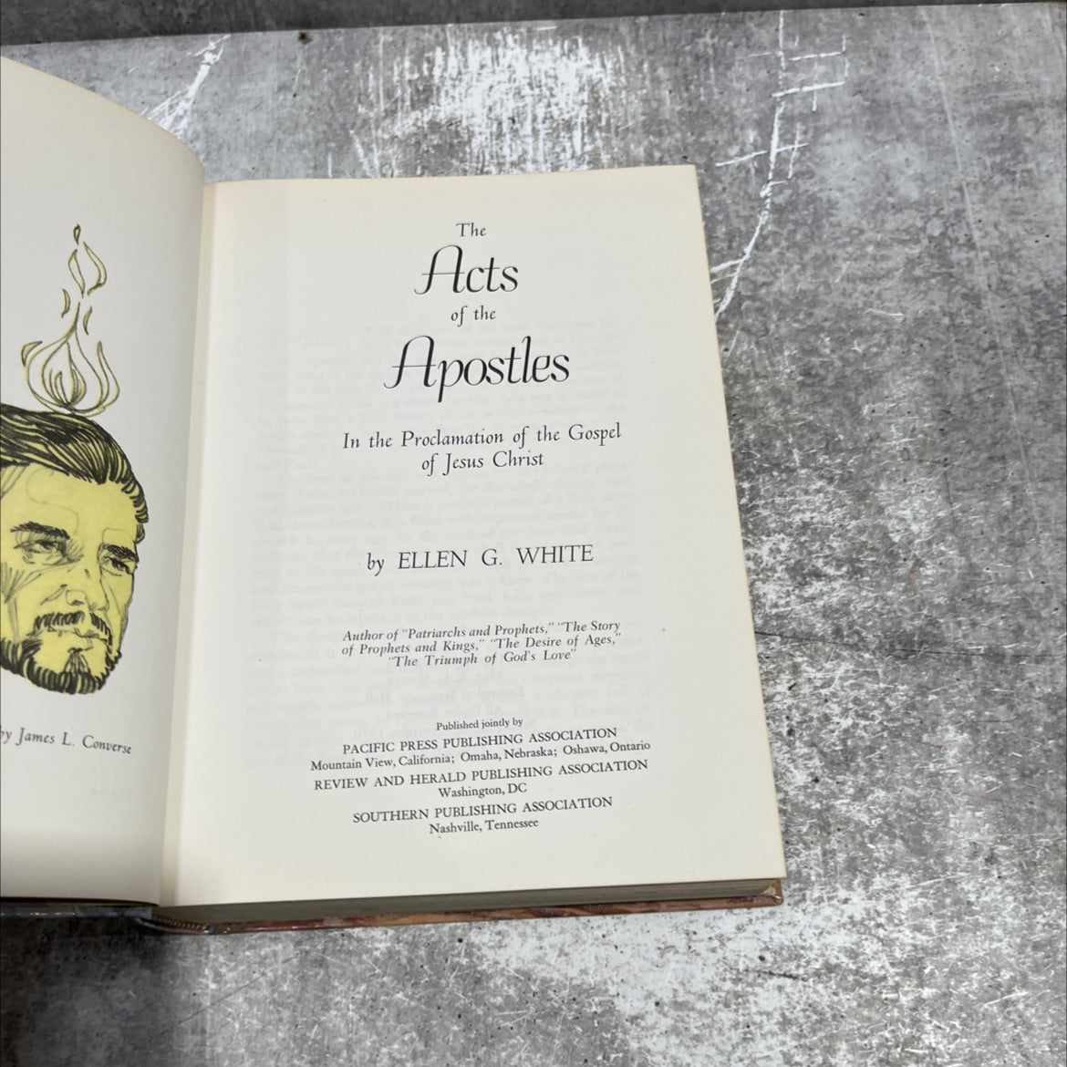 the acts of the apostles in the proclamation of the gospel of jesus christ book, by ellen g. white, 1970 Hardcover image 2