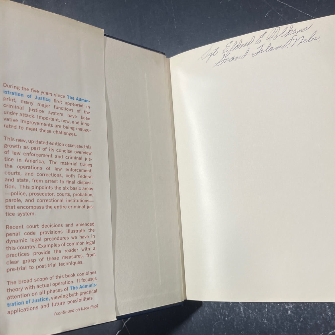 the administration of justice book, by paul b. weston, kenneth m. wells, 1973 Hardcover image 4