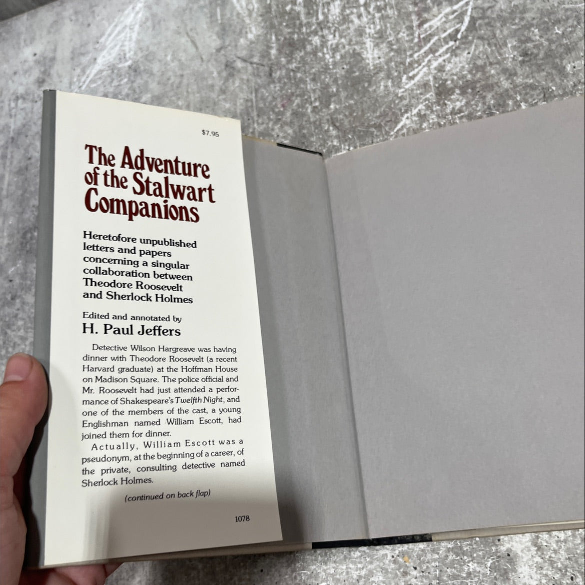 the adventure of the stalwart companions book, by h. paul jeffers, 1978 Hardcover image 4