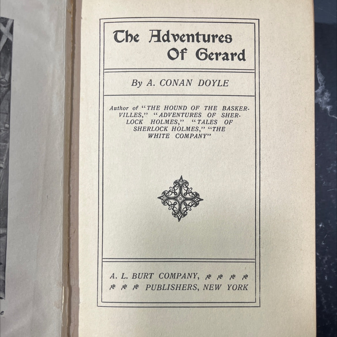 the adventures of gerard book, by a. conan doyle, 1903 Hardcover image 2