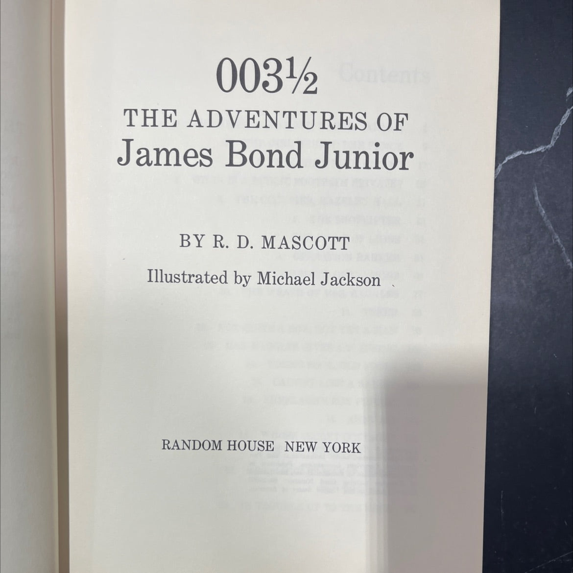 the adventures of james bond junior book, by r. d. mascott, 1968 Hardcover image 2