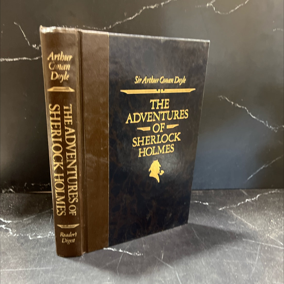 the adventures of sherlock holmes book, by sir arthur conan doyle, 1987 Leather image 1