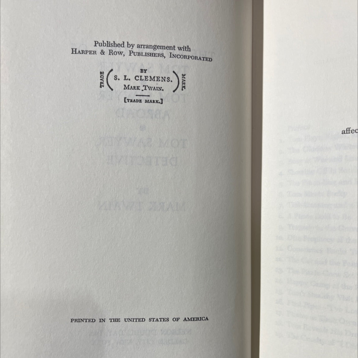 the adventures of tom sawyer, tom sawyer abroad, tom sawyer, detective book, by mark twain, 1970 Hardcover image 3