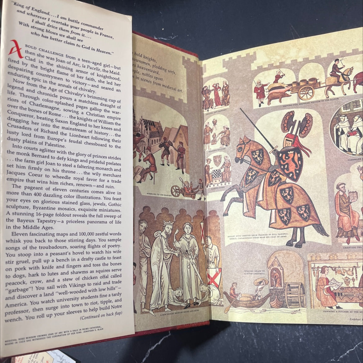 the age of chivalry book, by Jonathan S. Bla, 1969 Hardcover image 4