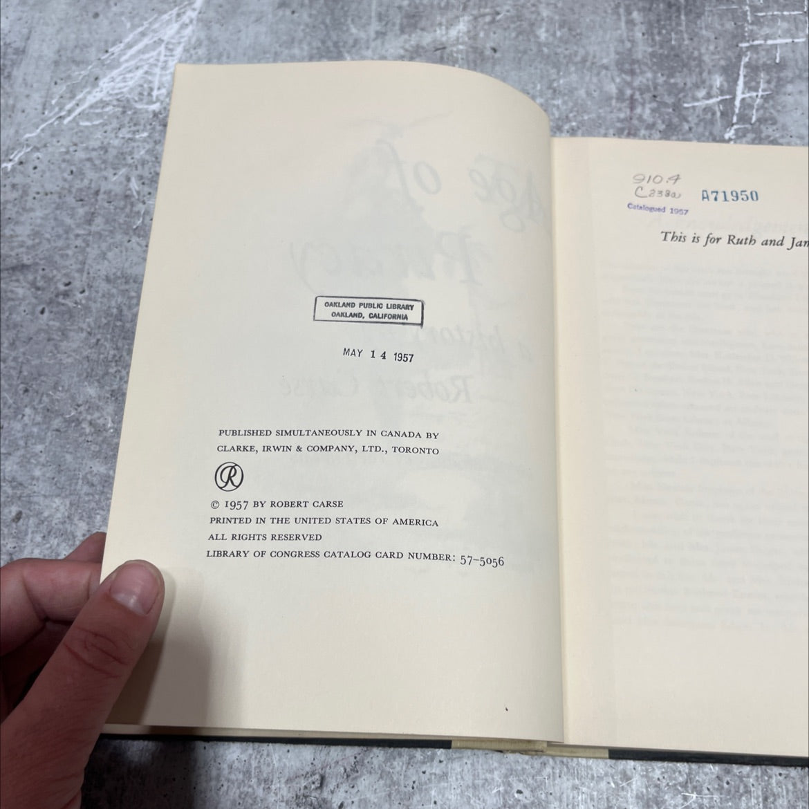 the age of piracy a history book, by robert carse, 1957 Hardcover image 3