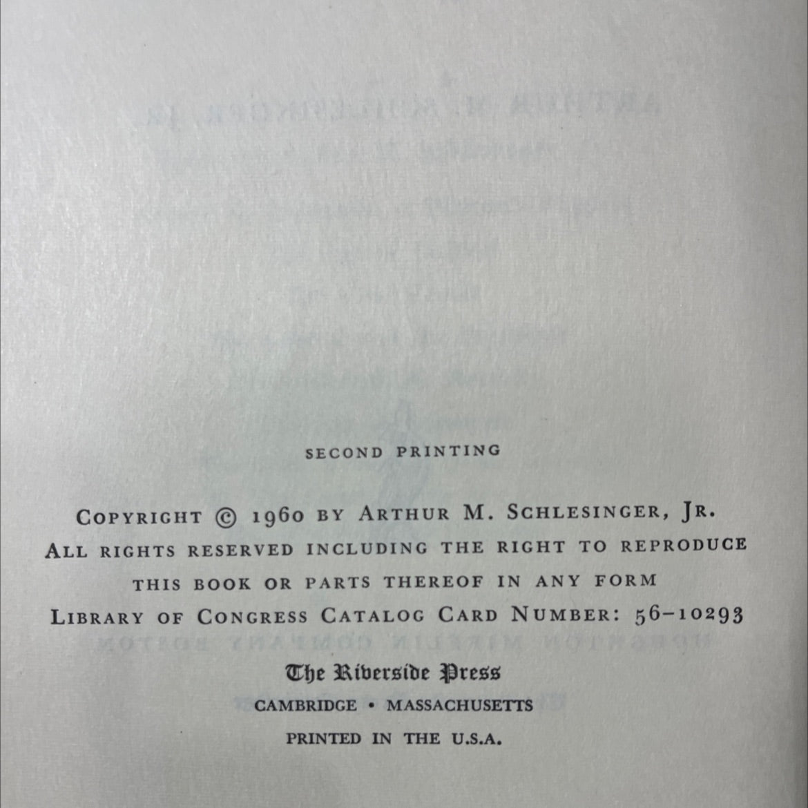 the age of roosevelt the politics of upheaval book, by arthur m. schlesinger, jr., 1960 Hardcover image 3