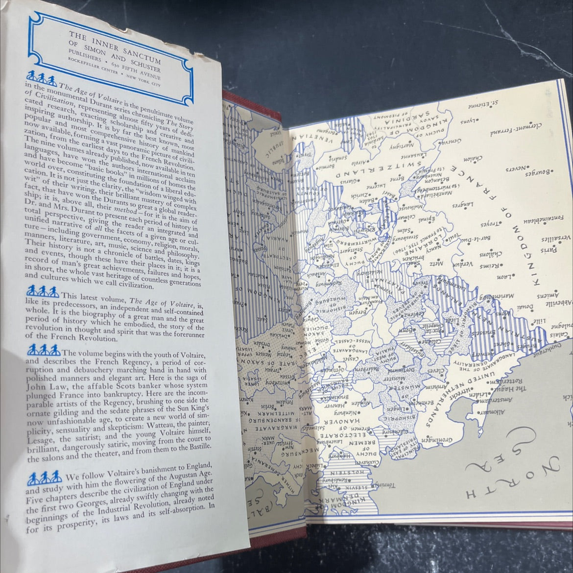 the age of voltaire book, by will and ariel durant, 1965 Hardcover image 4