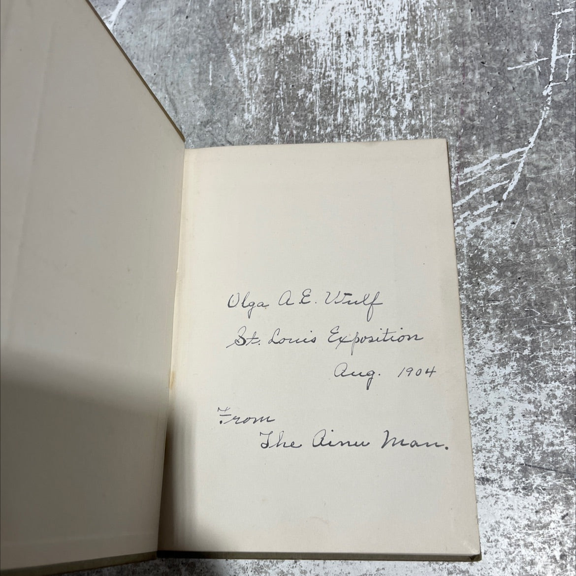 SIGNED the ainu group at the saint louis exposition book, by frederick starr, 1904 Hardcover, First Edition, Rare, image 4
