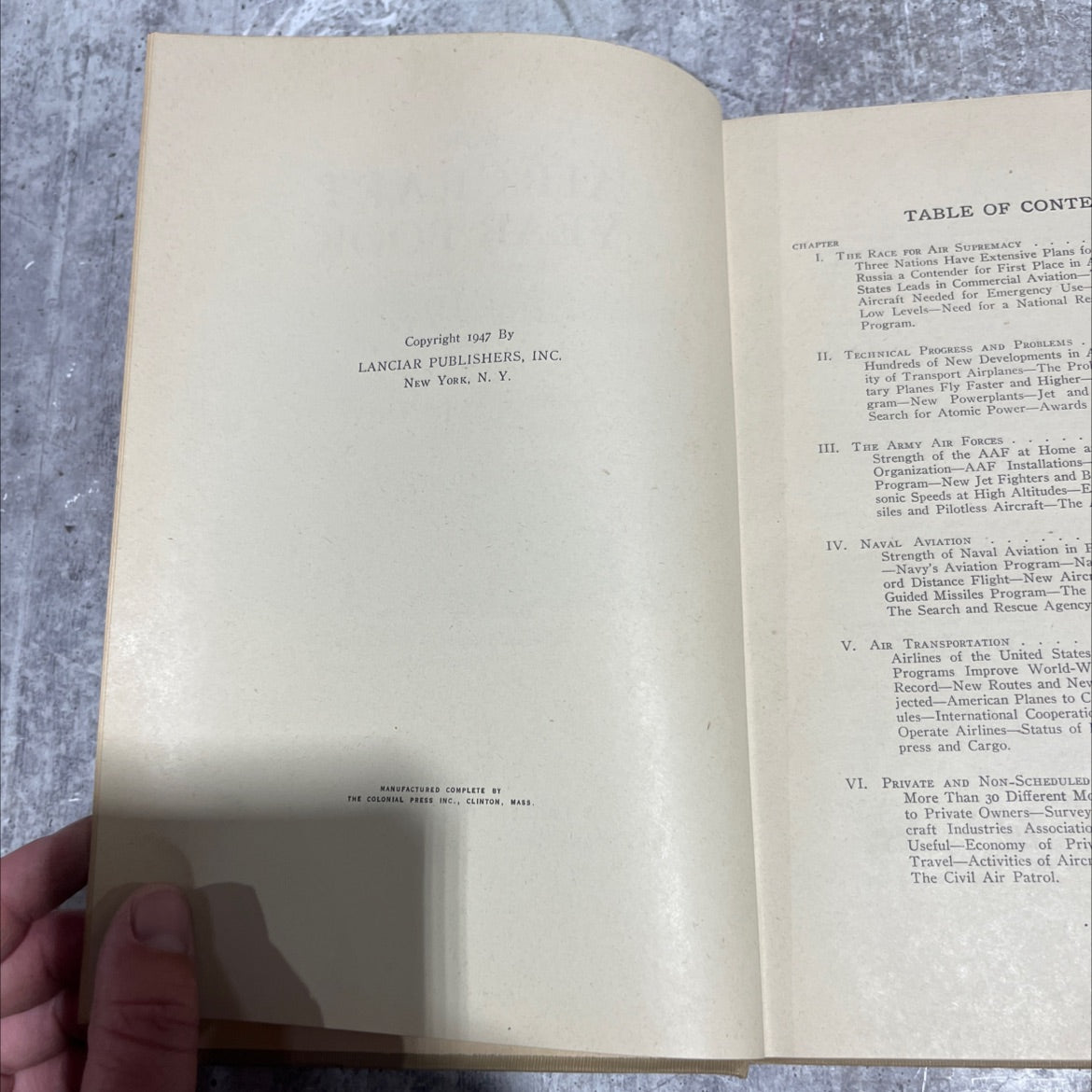 the aircraft year book book, by howard mingos, 1947 Hardcover image 3