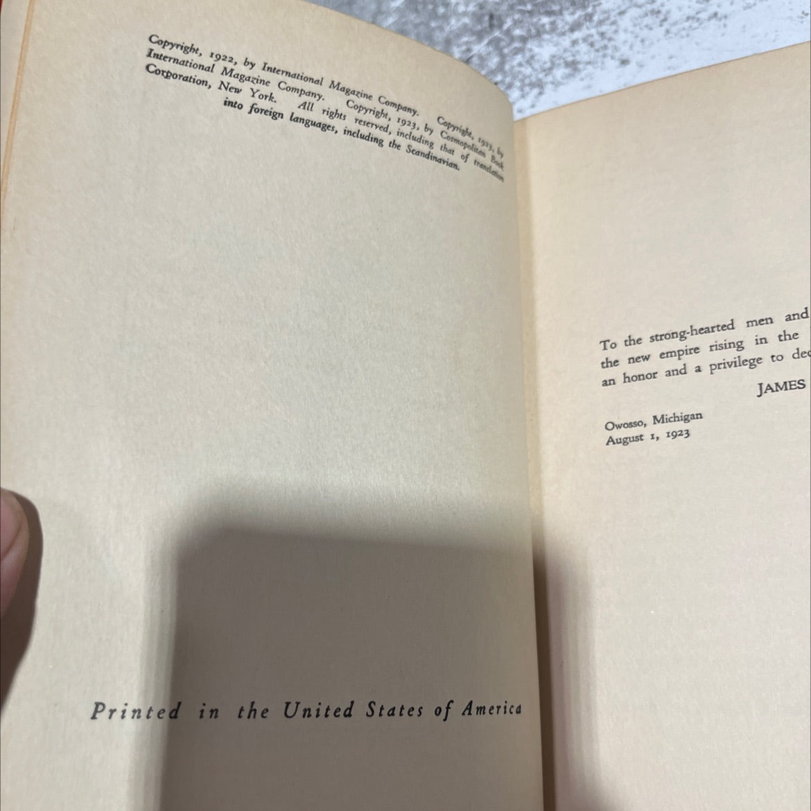 the alaskan a novel of the north book, by james oliver curwood, 1923 Hardcover image 3